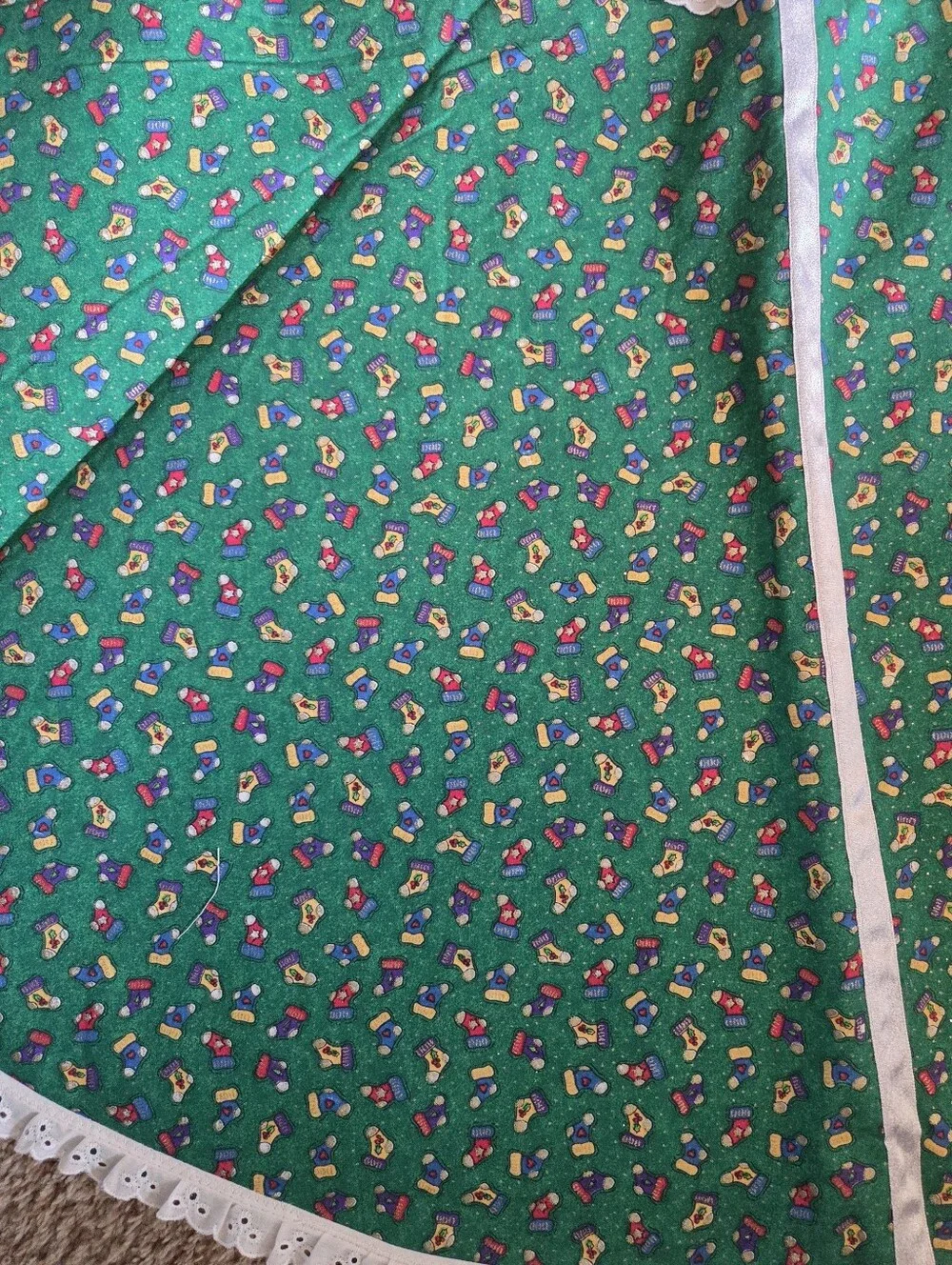 Vintage 1999 Magickal Gypsy Creations Handsewn Tree Skirt 45